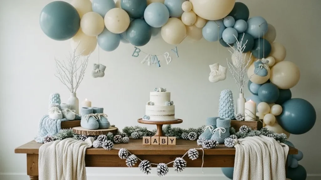 17 Cozy Boy Baby Shower Ideas for Winter That Feel Warm and Thoughtful