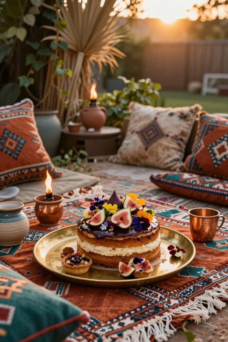 Boho Picnic Lounge Setup